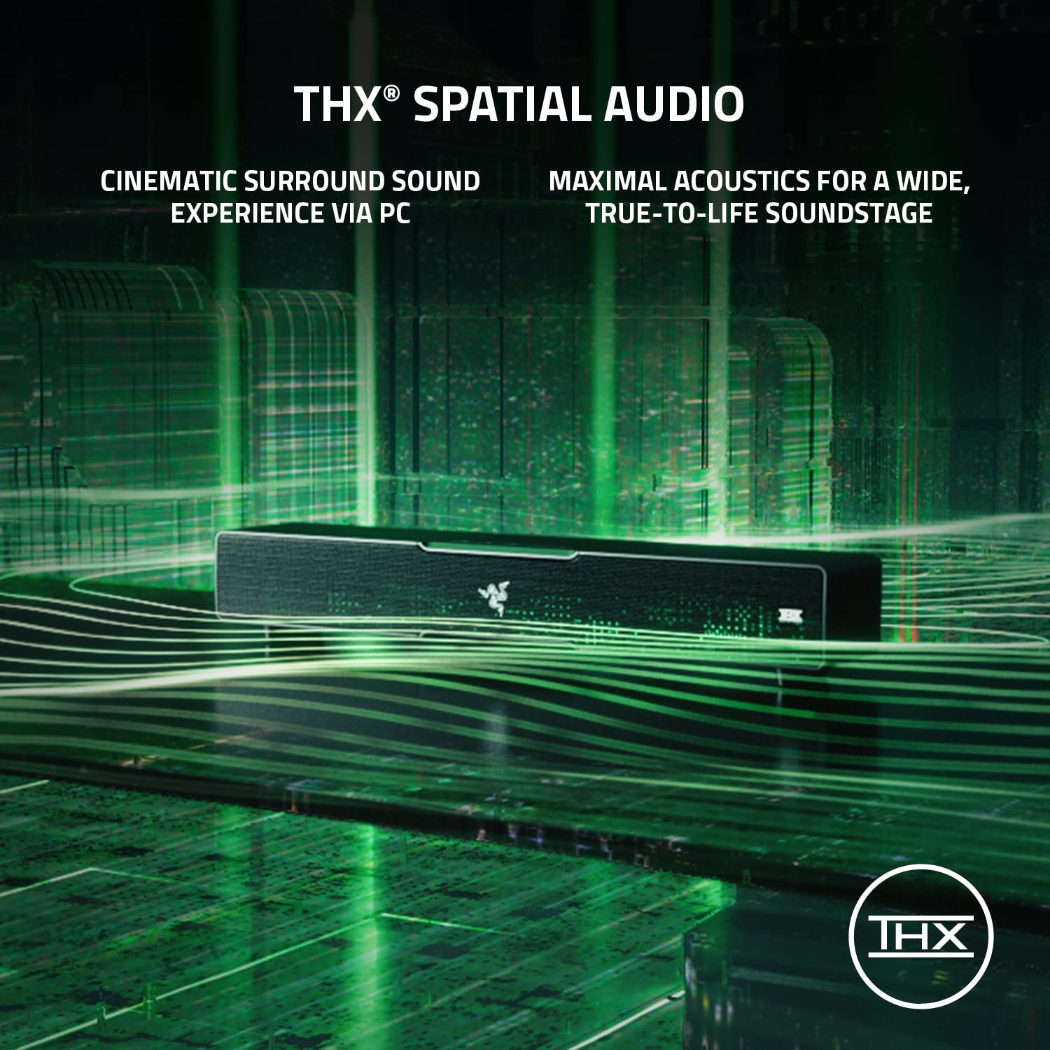 Razer Leviathan PC Soundbar with Full-Range Drivers