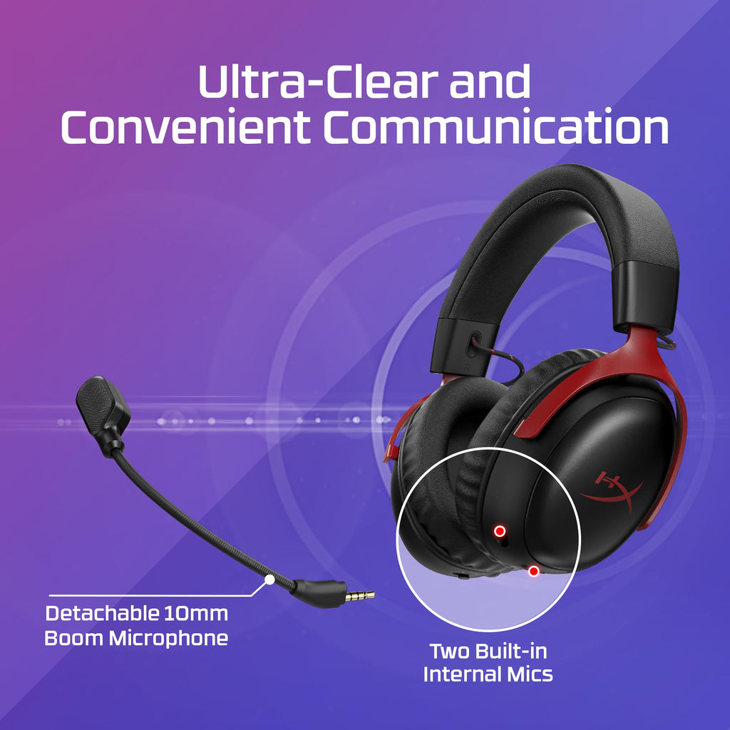 Wireless Gaming Headset with Spatial Audio and 120H Battery Life
