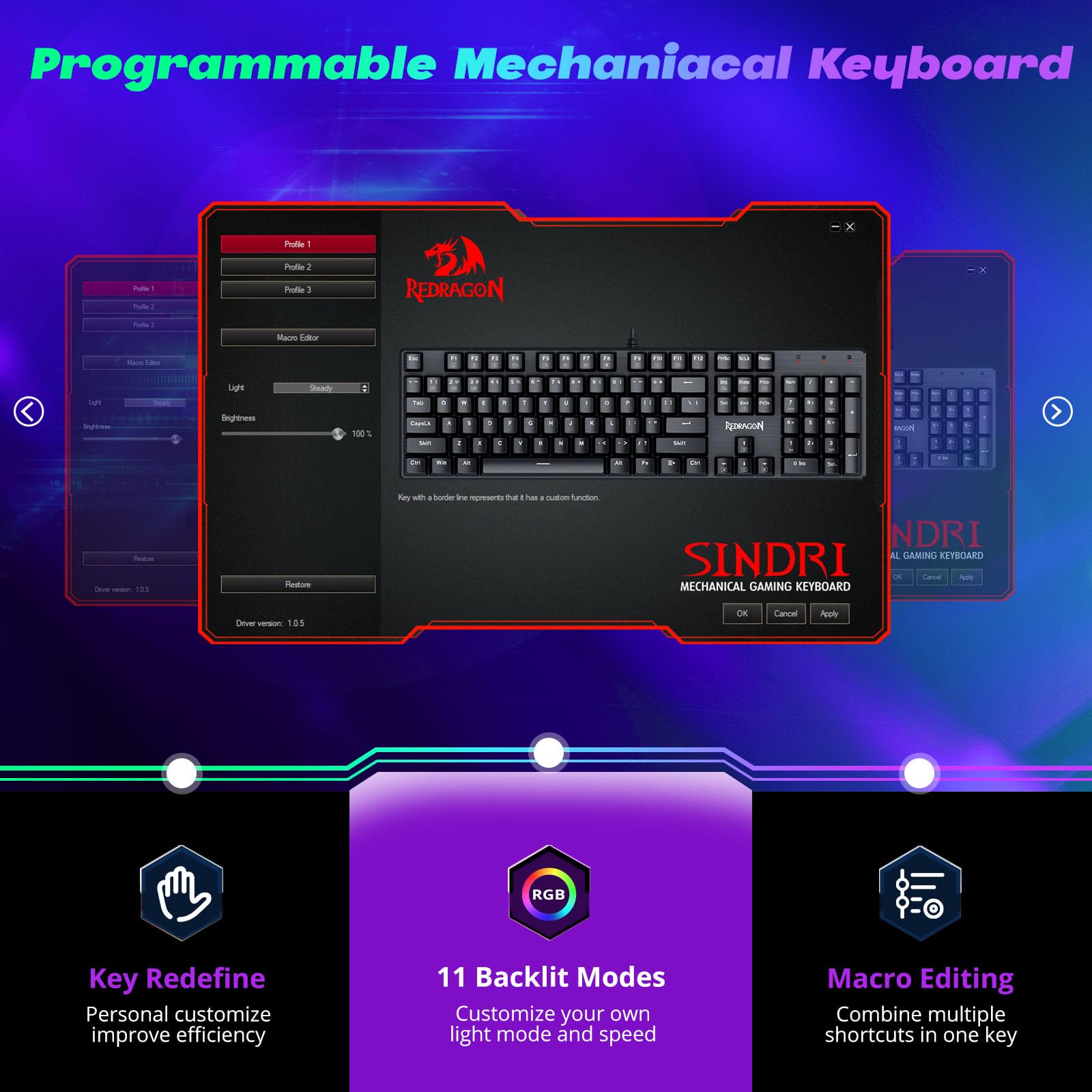 Redragon K671 Mechanical Gaming Keyboard