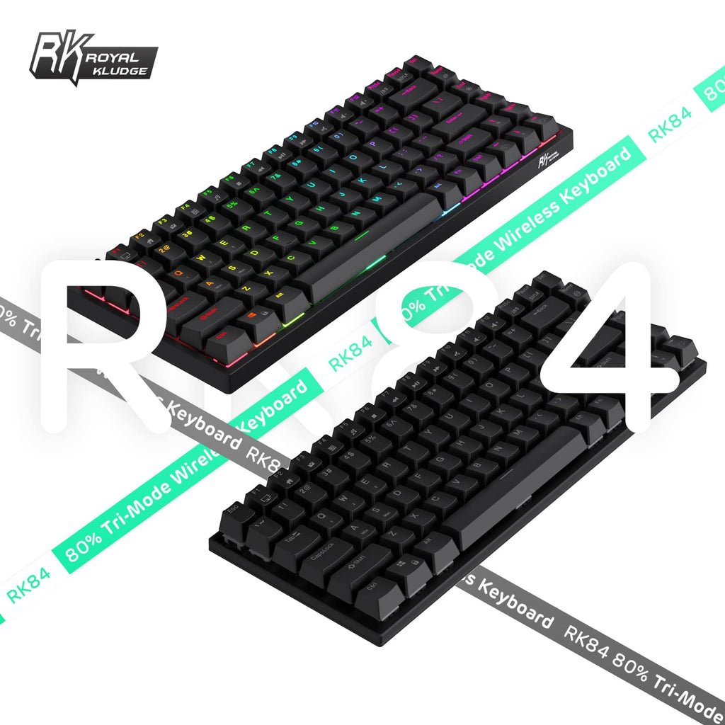 RK ROYAL KLUDGE Wireless Mechanical Keyboard RK84
