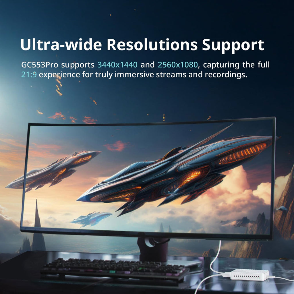 4K HDMI Capture Card with Ultra-Low Latency Streaming