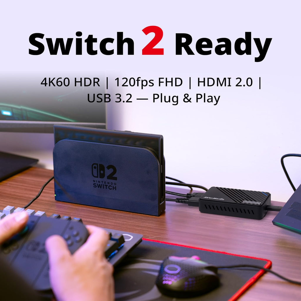 4K HDMI Capture Card with Ultra-Low Latency Streaming