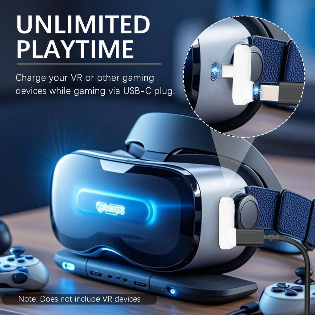 Low-Latency Wireless Gaming Earbuds with ANC and USB-C Dongle