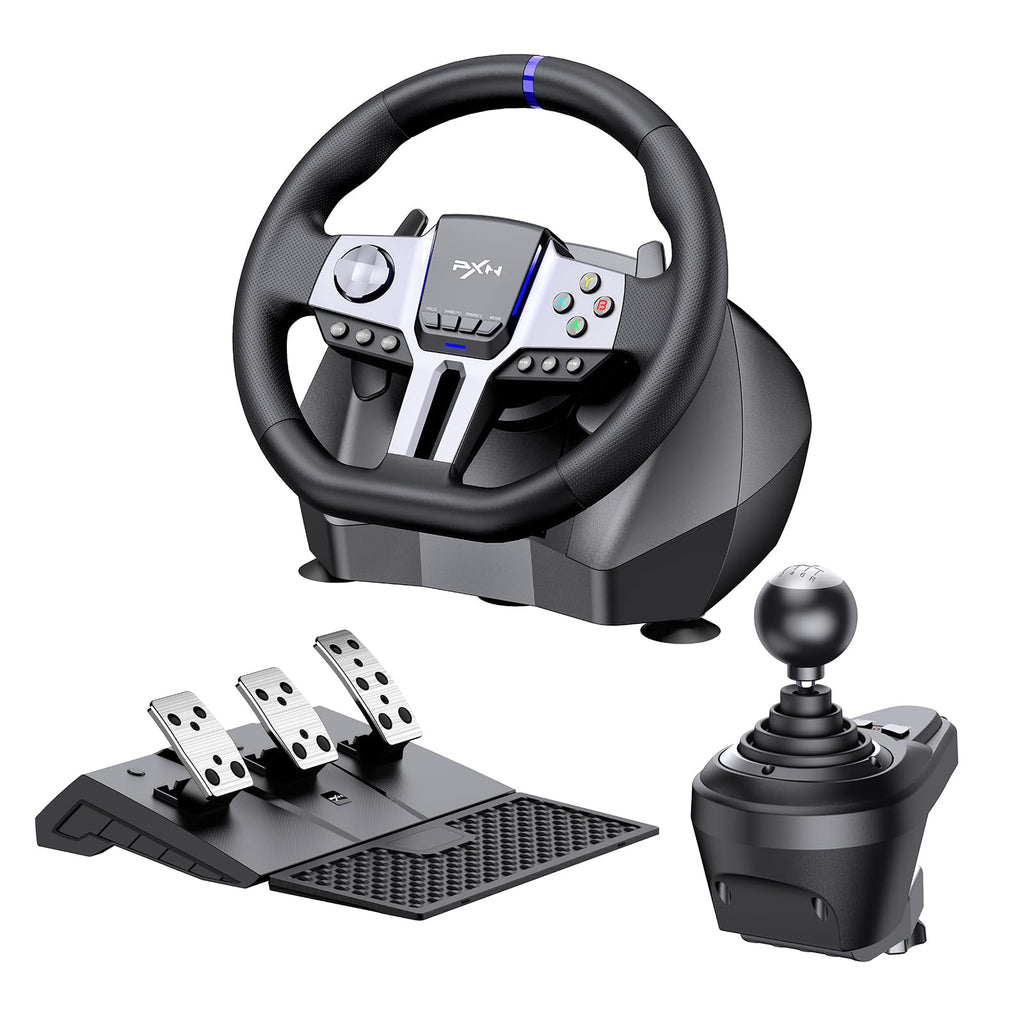 PXN V9 GEN2 Gaming Steering Wheel for PC, Xbox & PS4