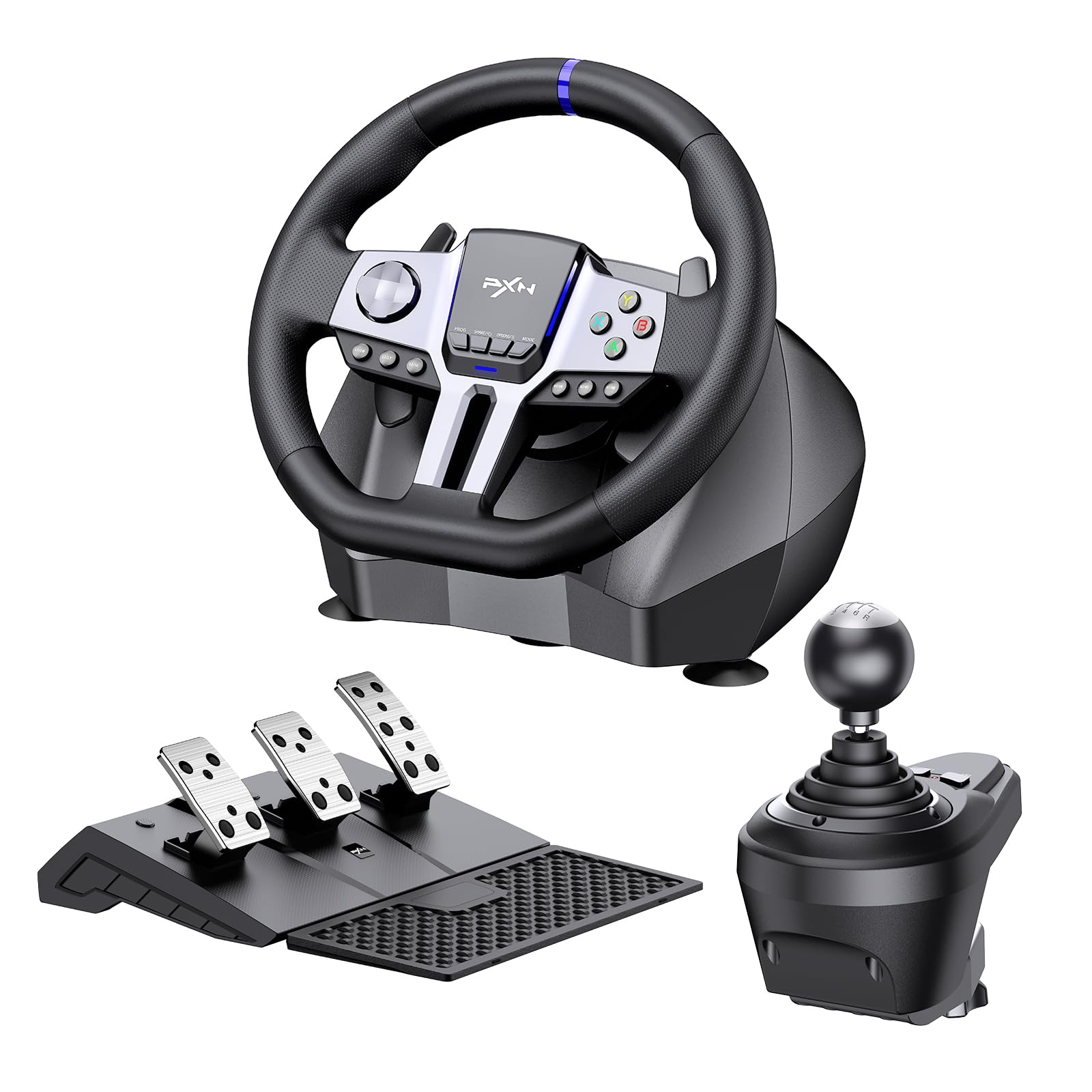 PXN V9 GEN2 Gaming Steering Wheel for PC, Xbox & PS4