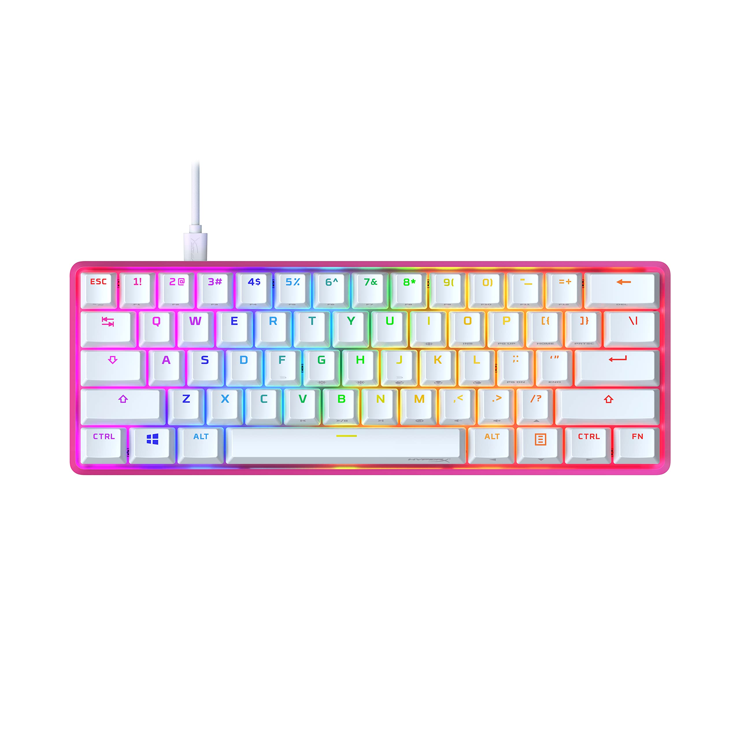 Full-Size RGB Mechanical Gaming Keyboard with PBT Keycaps