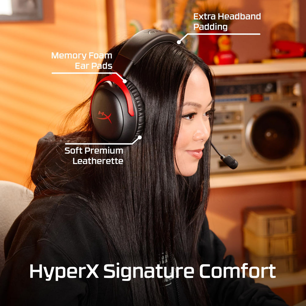 Wireless Gaming Headset with Spatial Audio and 120H Battery Life