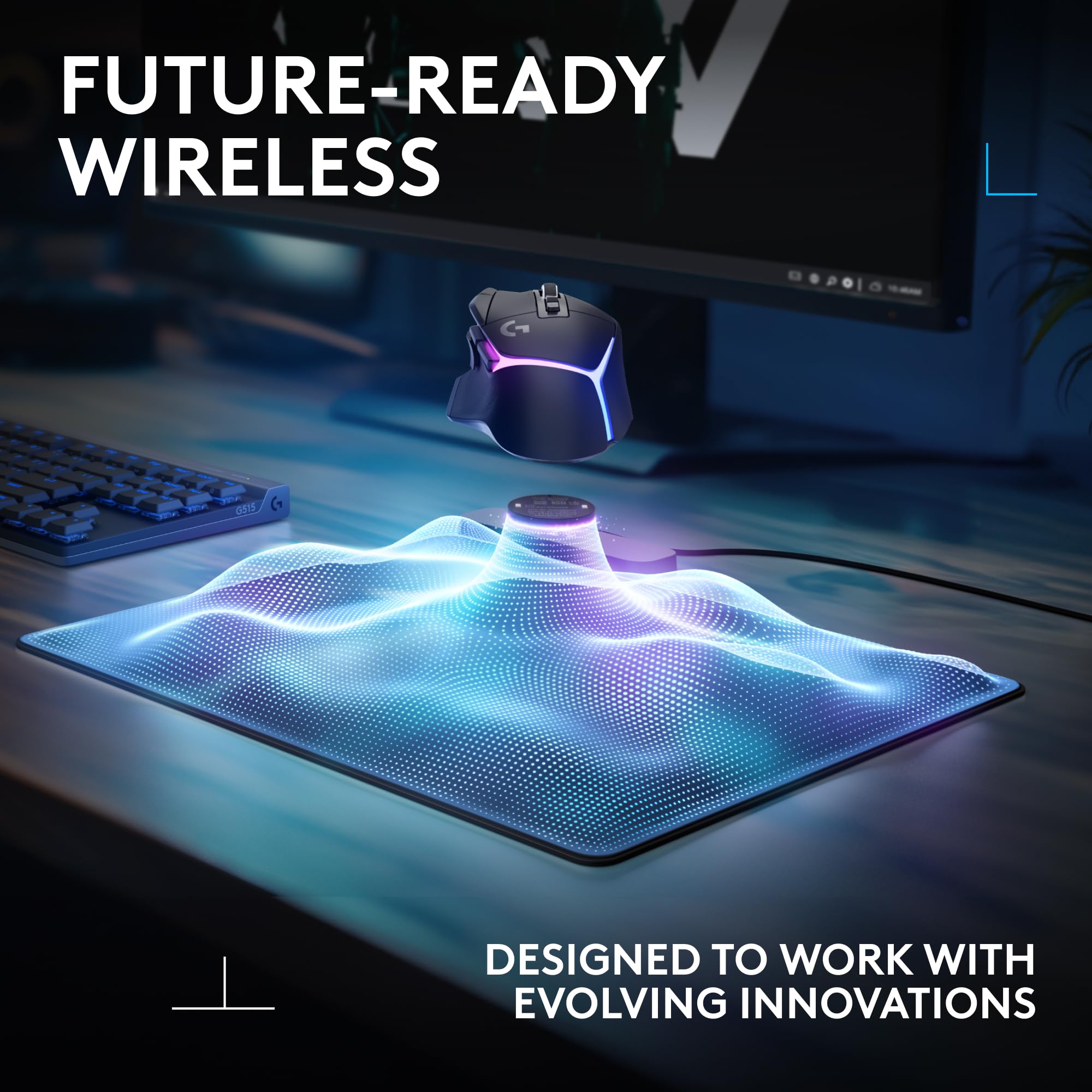 Wireless Charging Gaming Mouse Pad for PC and Mac