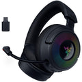 Wireless Gaming Headset with RGB Lighting and Wideband Mic