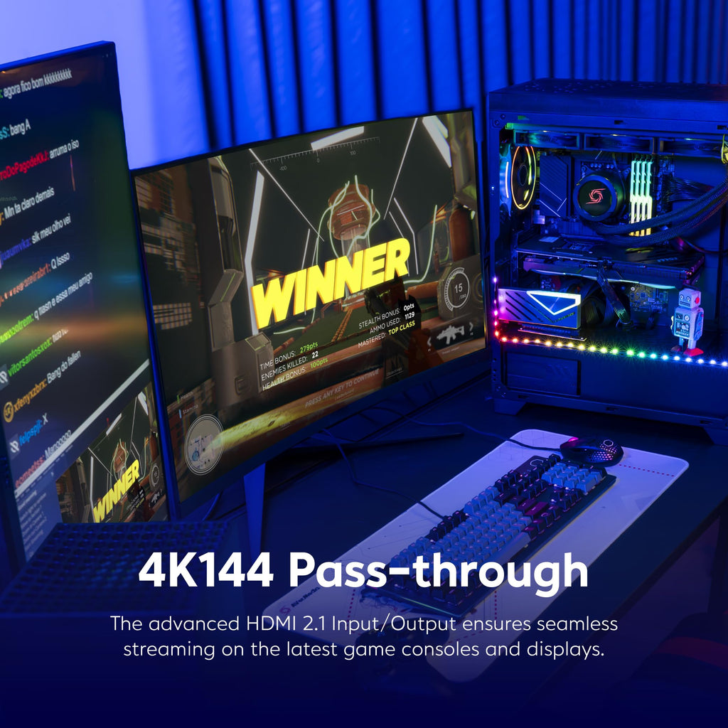 4K60 HDMI Capture Card with Ultra-Low Latency Streaming