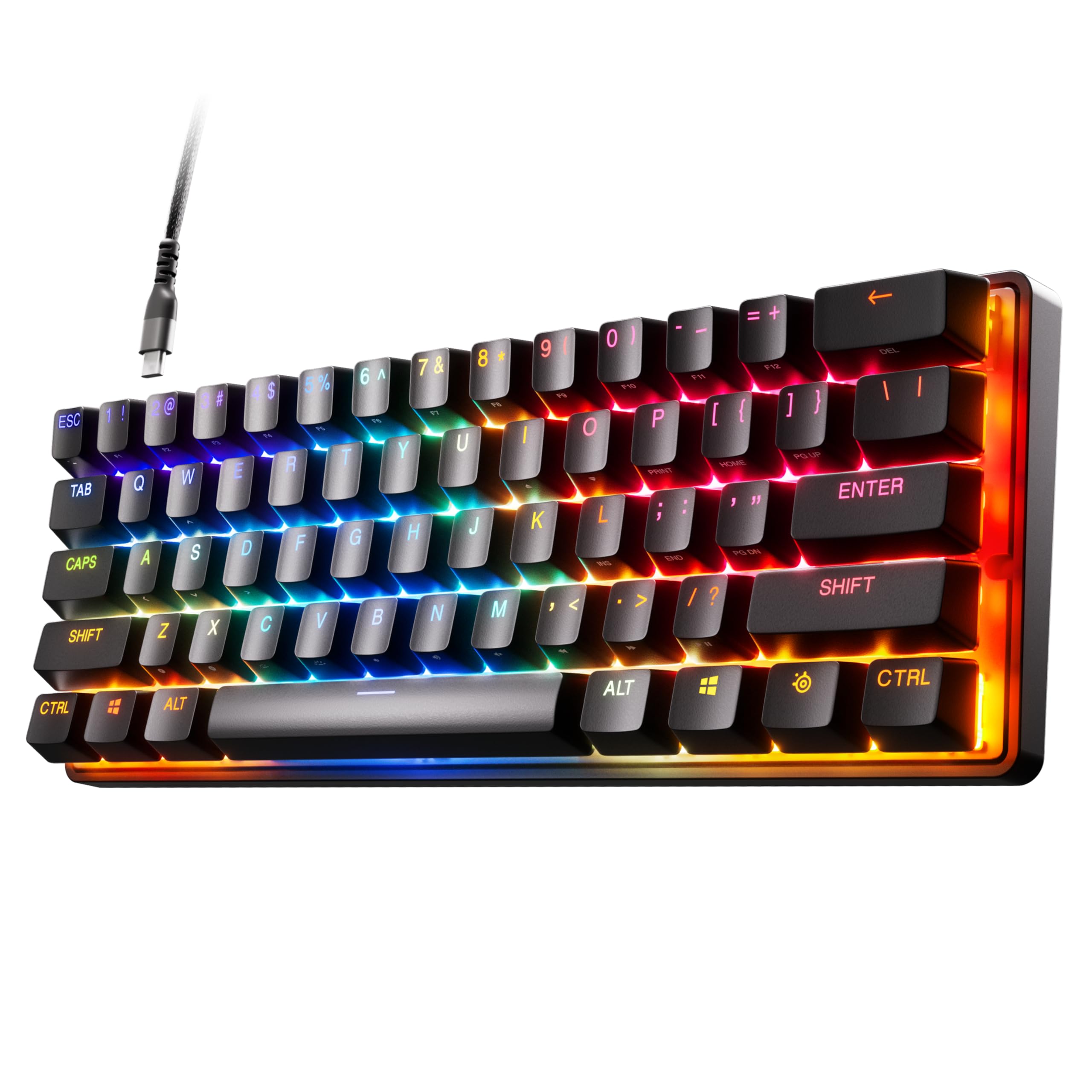 Wireless TKL Mechanical Gaming Keyboard with OLED & RGB