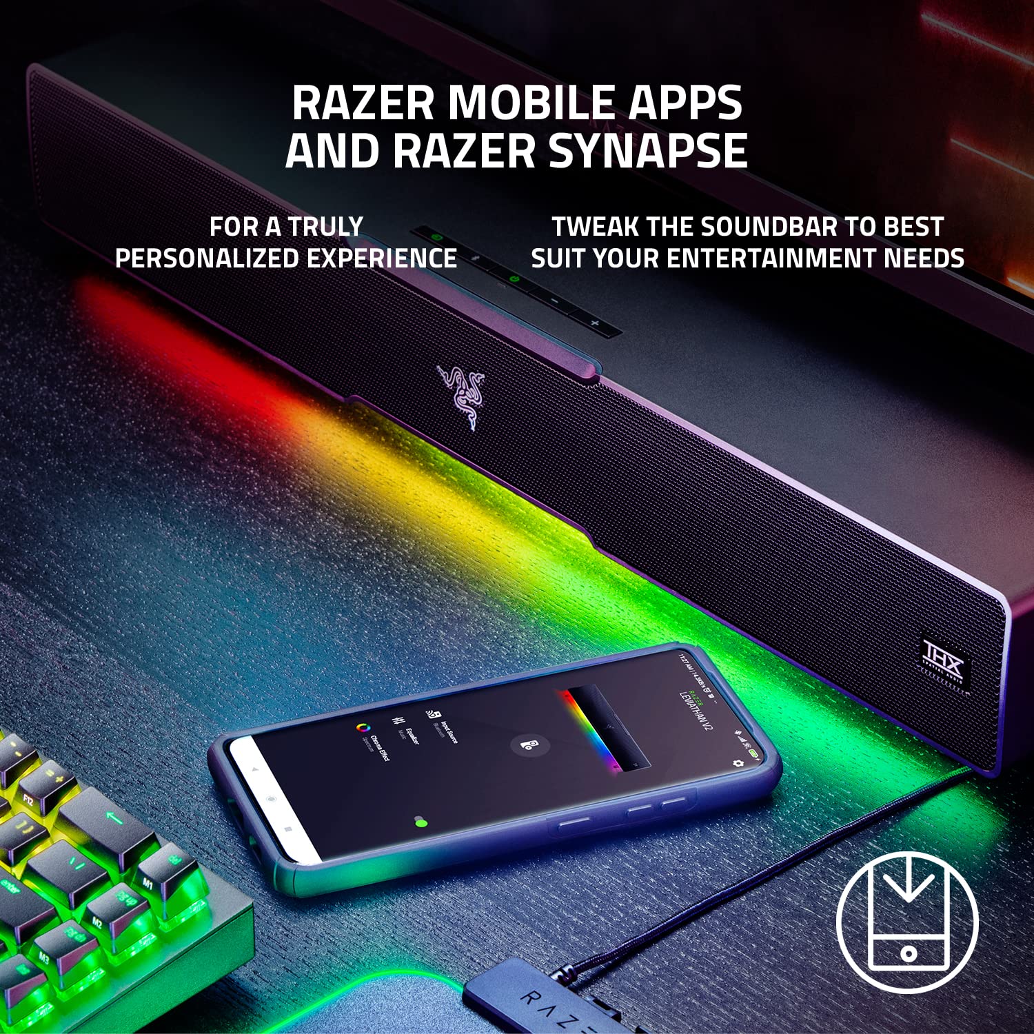 Razer Leviathan PC Soundbar with Full-Range Drivers