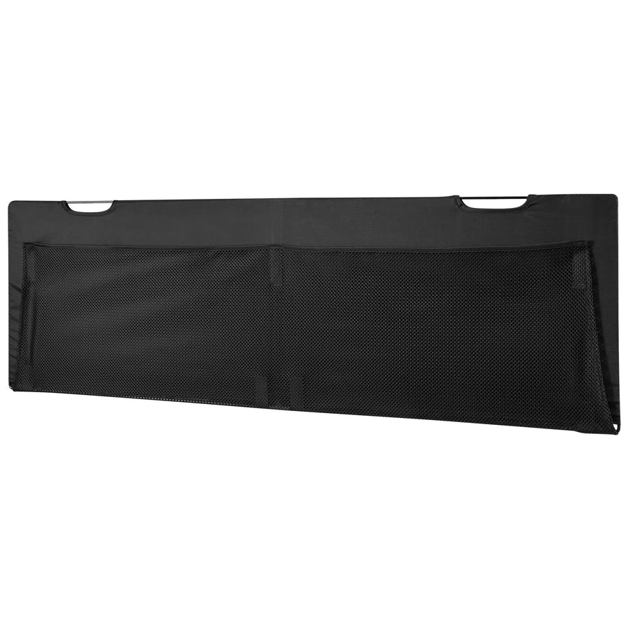 Under Desk Cable Organizer Panel with Mesh Storage Pockets