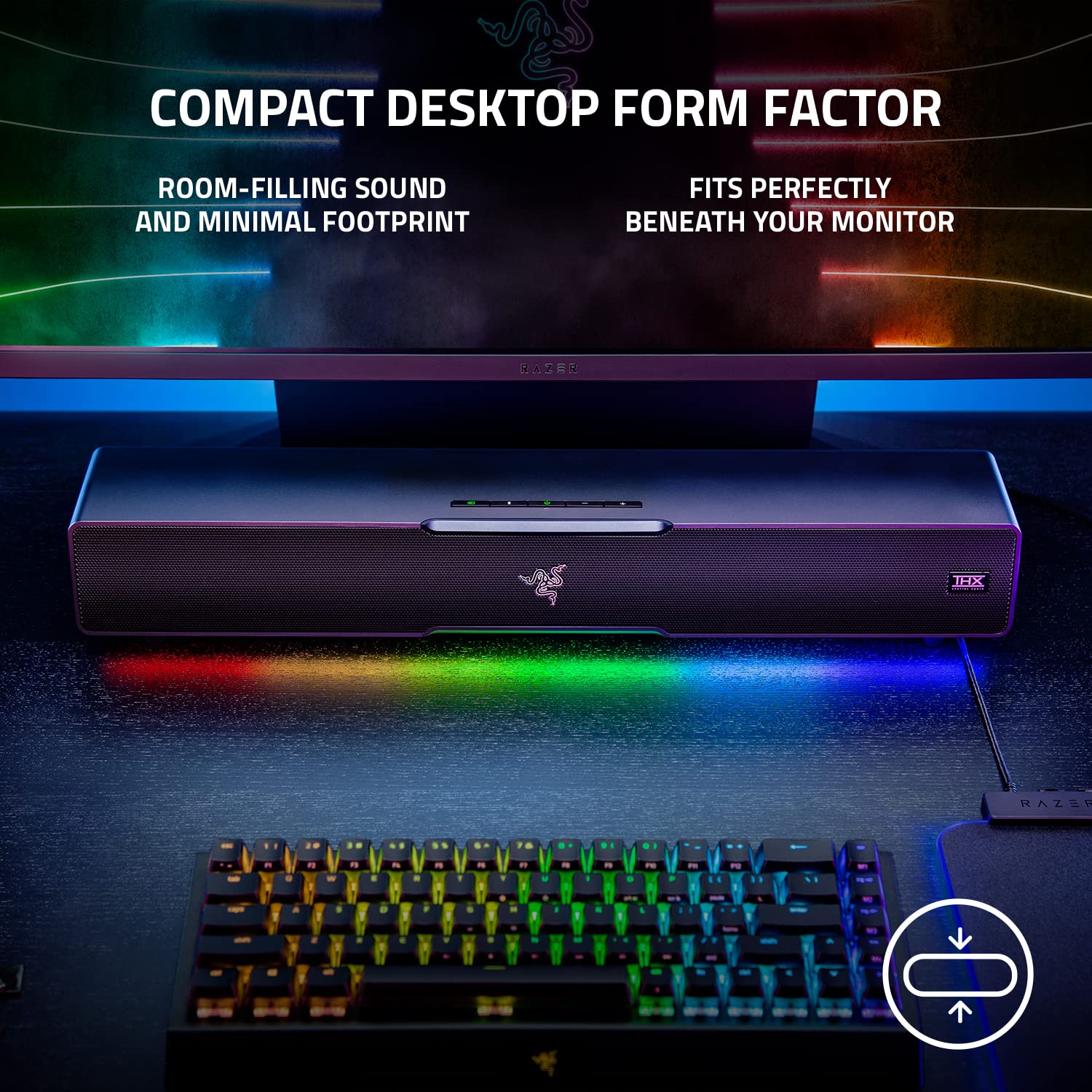 Razer Leviathan PC Soundbar with Full-Range Drivers