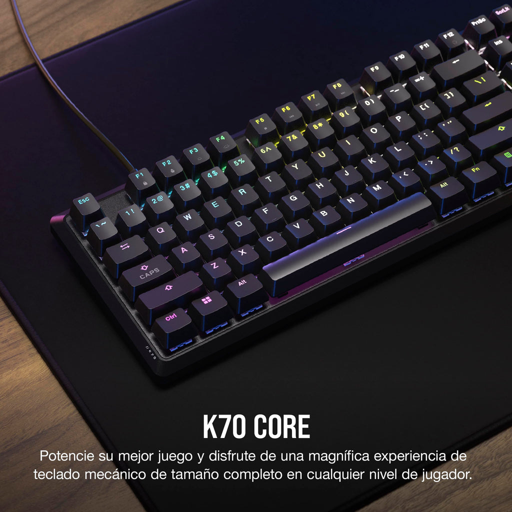 Quiet RGB Mechanical Gaming Keyboard with Rotary Dial