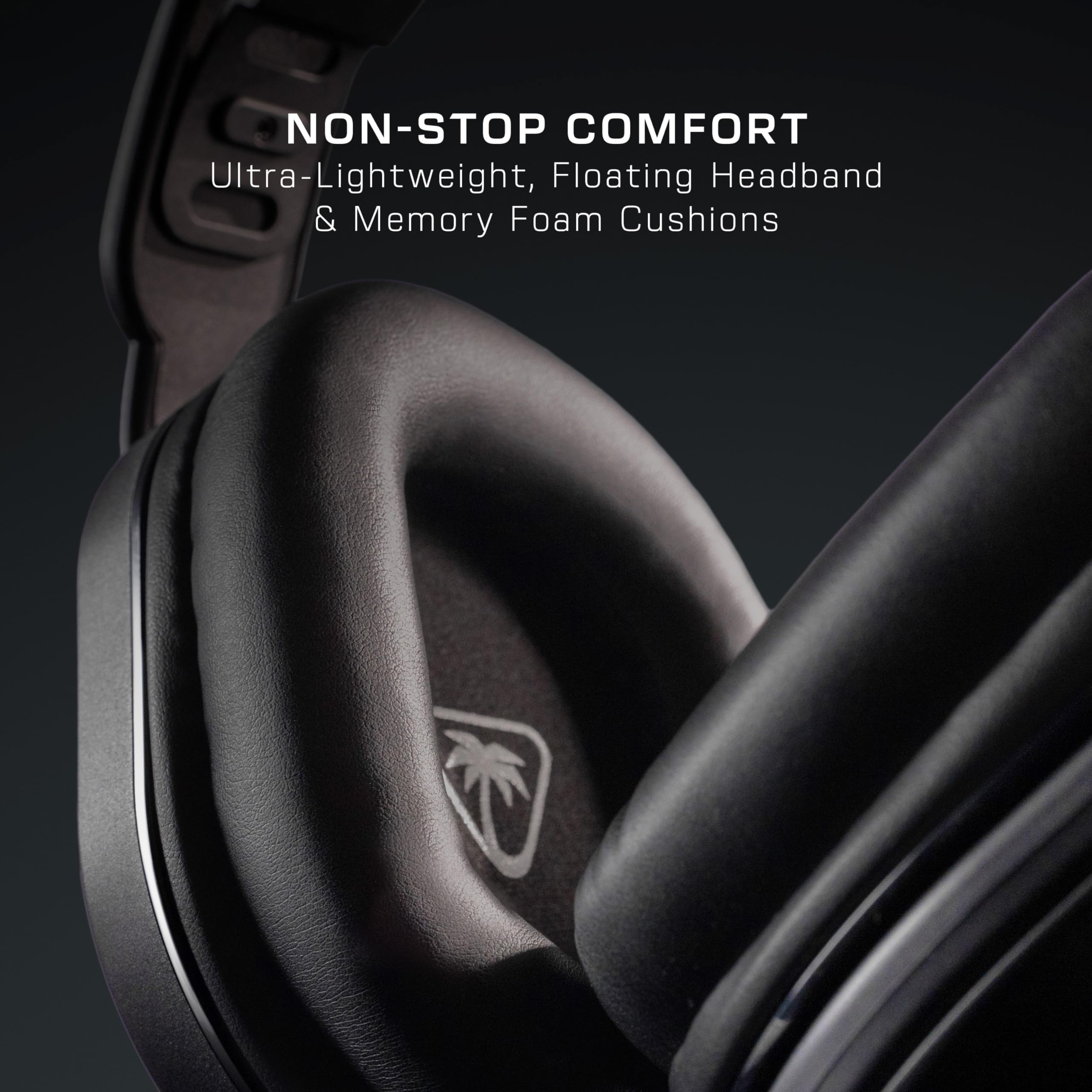 Wireless Gaming Headset with 80H Battery and Noise-Canceling Mic