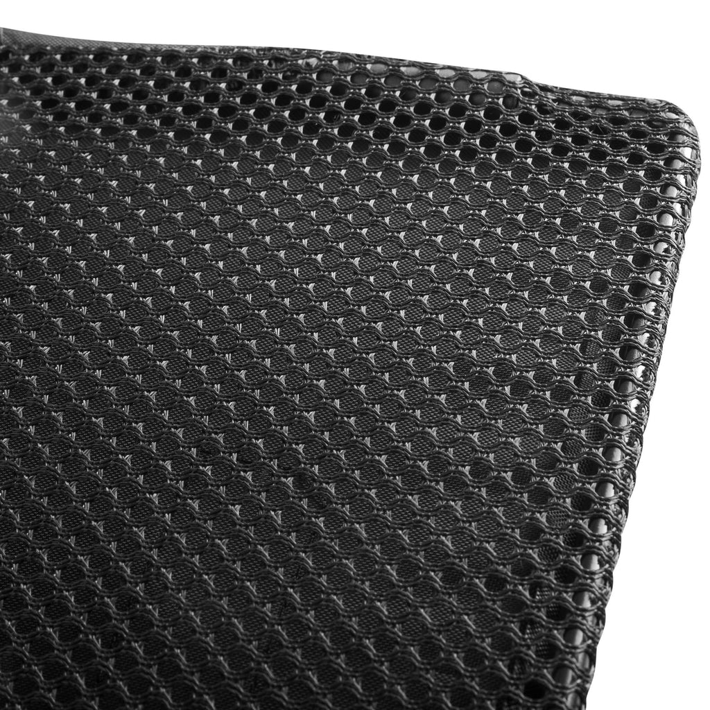 Under Desk Cable Organizer Panel with Mesh Storage Pockets